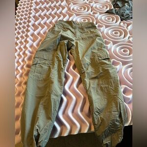 Young LA YoungLA Nylon Cargo Jeans size XS Olive